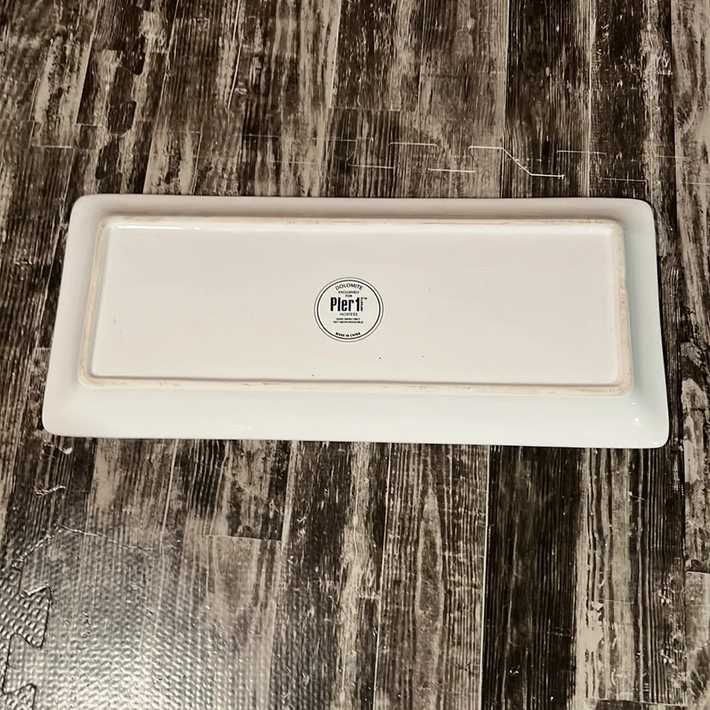 Pier 1 Mr & Mrs Hostess Tray